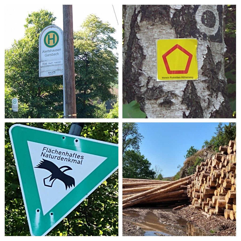 Unterwegs auf dem Rotmilan-Höhenweg